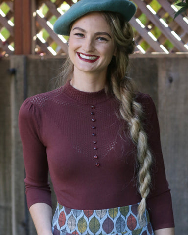 The Victoria pullover  - Rootbeer