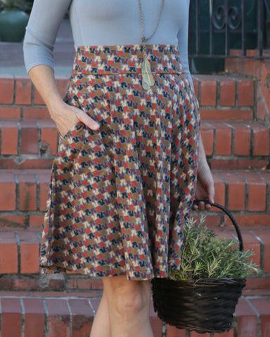 The Carnaby Skirt- Squirrel EH238-580