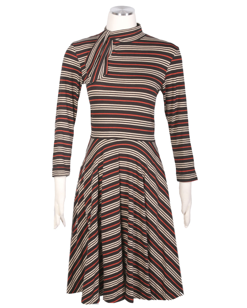 The Ruth Dress - Marlene Stripe